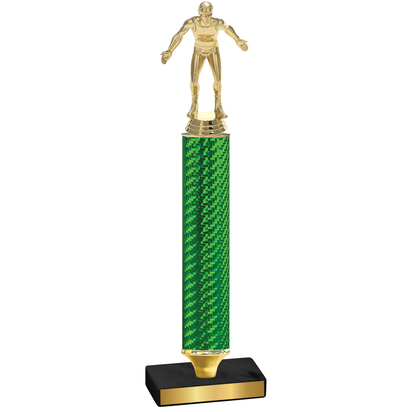 Value Green Carbon Fiber Wrestling Trophy