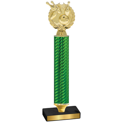 Value Green Carbon Fiber Bowling Trophy