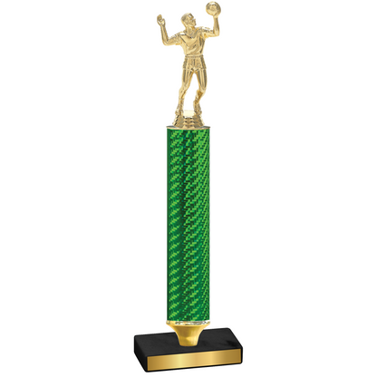 Value Green Carbon Fiber Volleyball Trophy