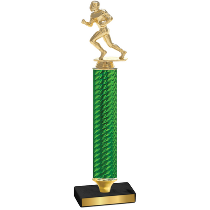 Value Green Carbon Fiber Football Trophy