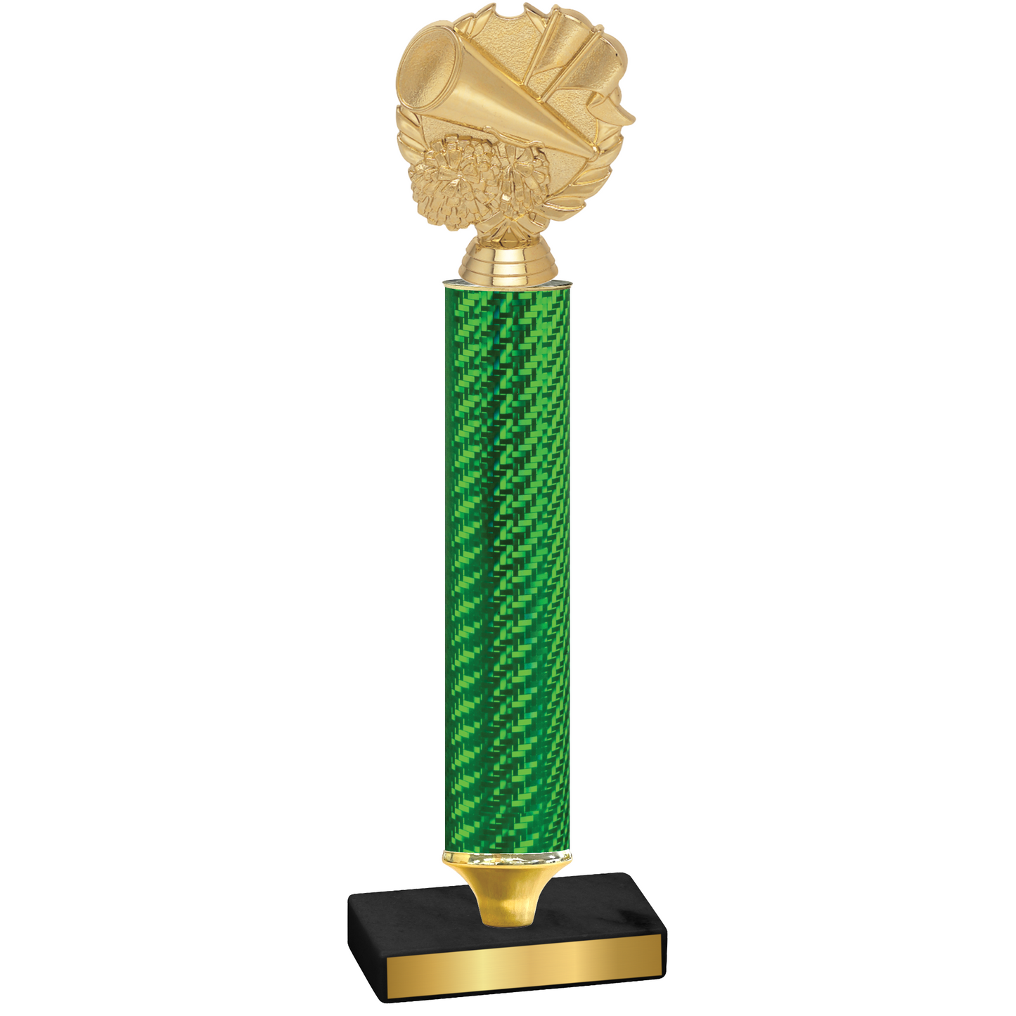 Value Green Carbon Fiber Cheerleading Trophy