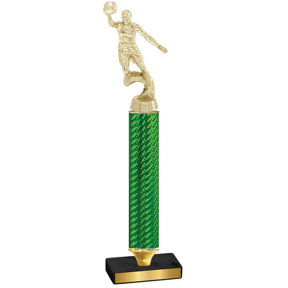 Value Green Carbon Fiber Basketball Trophy