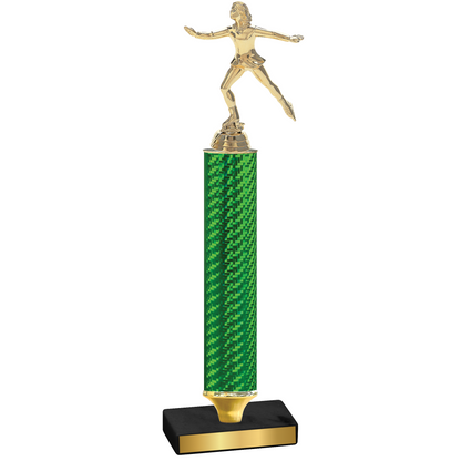 Value Green Carbon Fiber Skater Trophy