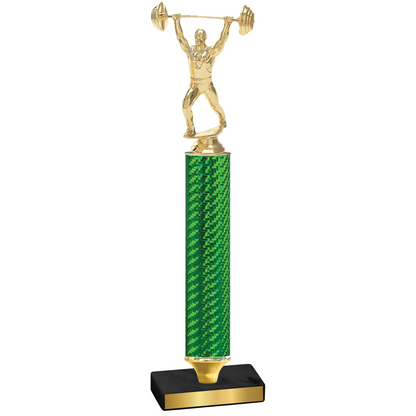 Value Green Carbon Fiber Weights Trophy