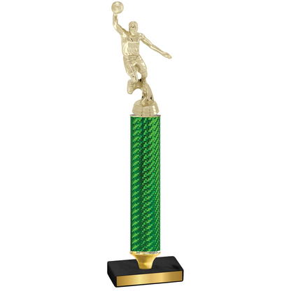 Value Green Carbon Fiber Basketball Trophy