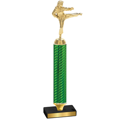 Value Green Carbon Fiber Karate Trophy