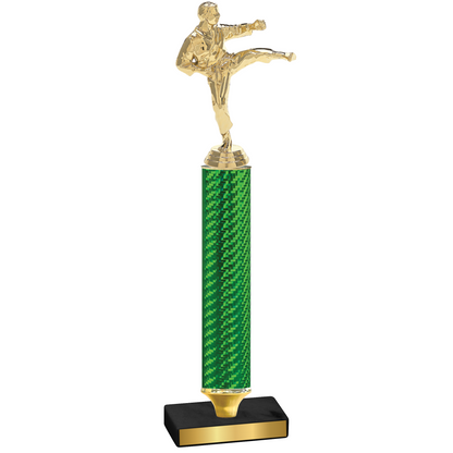 Value Green Carbon Fiber Karate Trophy