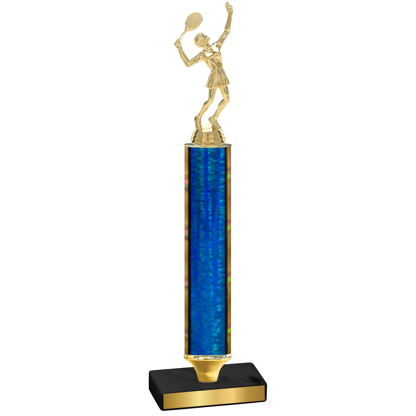 Value Blue Glacier Tennis Trophy