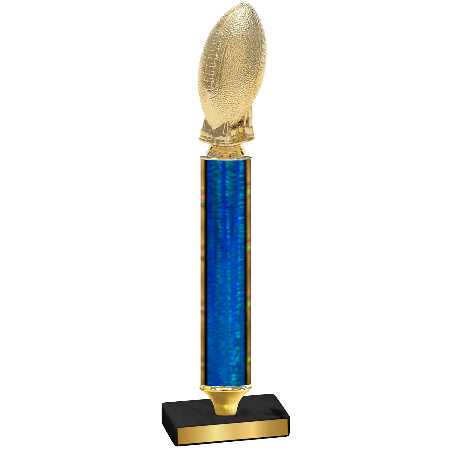 Value Blue Glacier Football Trophy