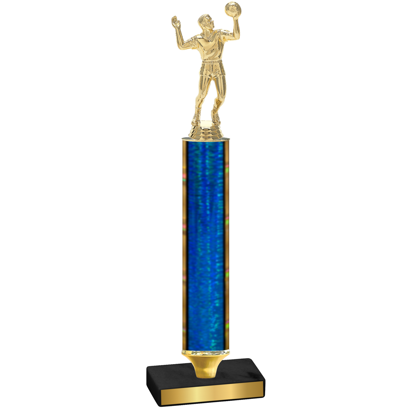 Value Blue Glacier Volleyball Trophy