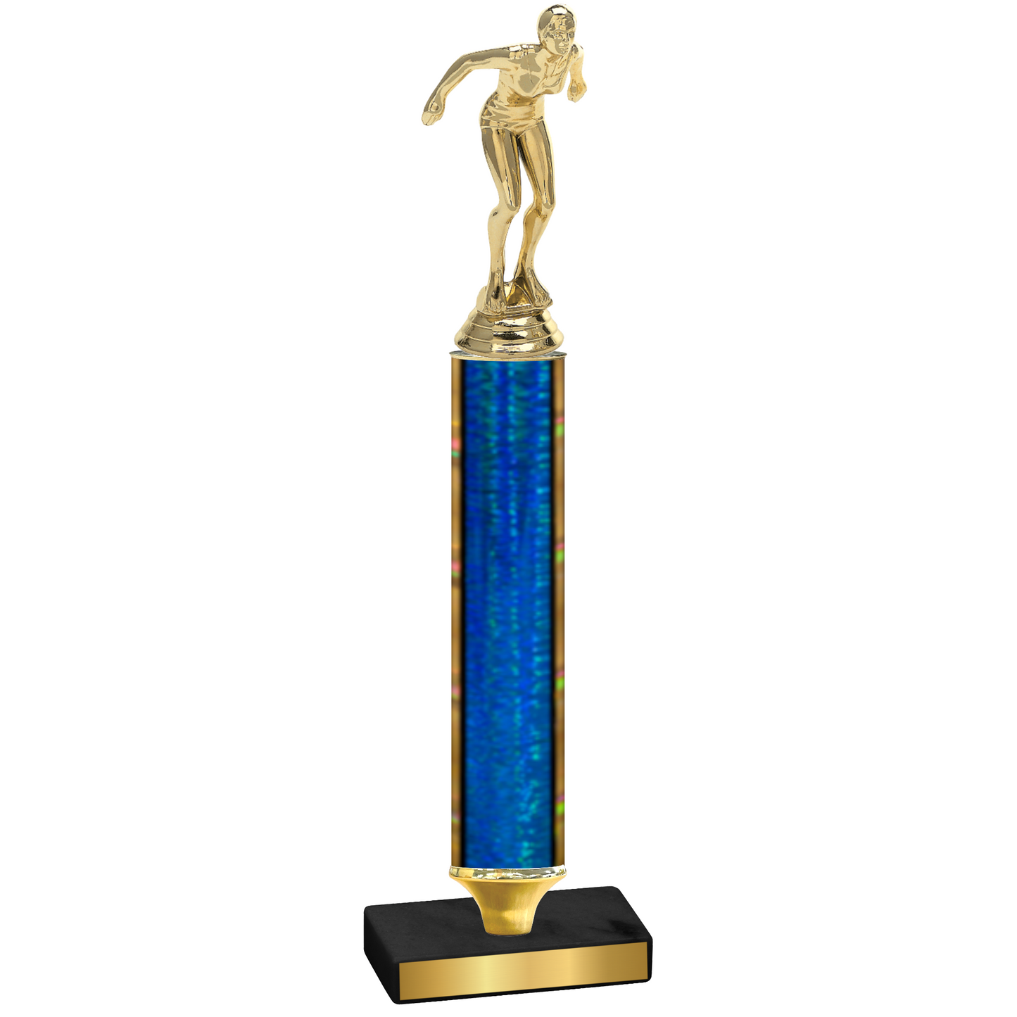 Value Blue Glacier Tennis Trophy