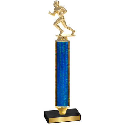 Value Blue Glacier Football Trophy