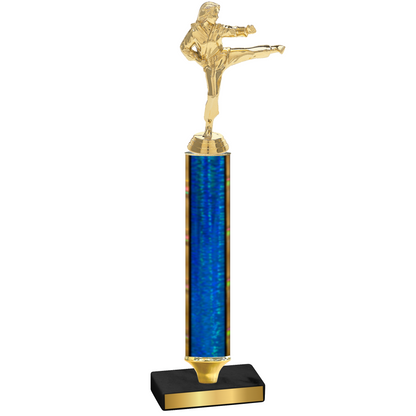 Value Blue Glacier Karate Trophy