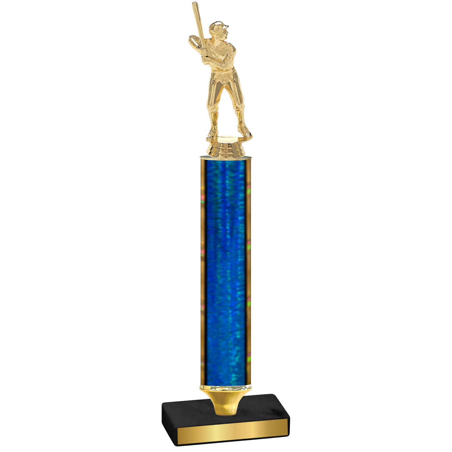 Value Blue Glacier Baseball Trophy