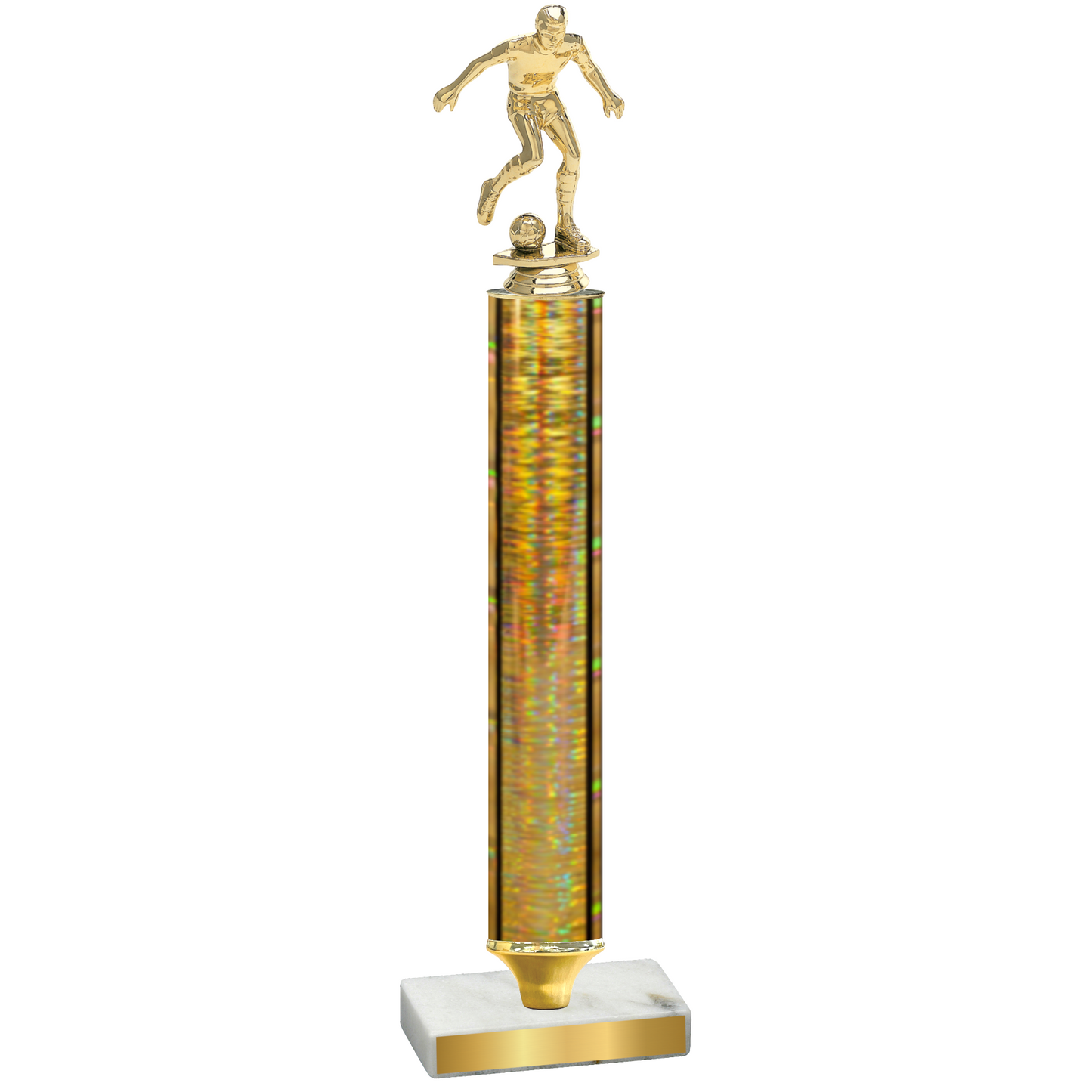 Value Gold Glacier Soccer Trophy