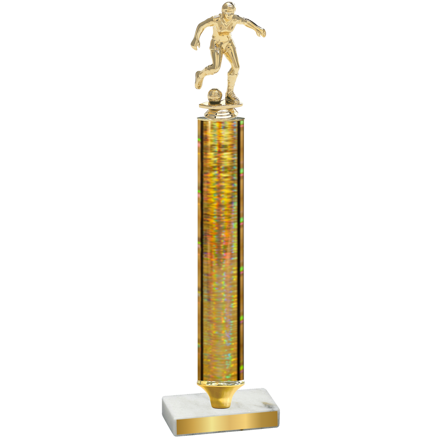 Value Gold Glacier Soccer Trophy