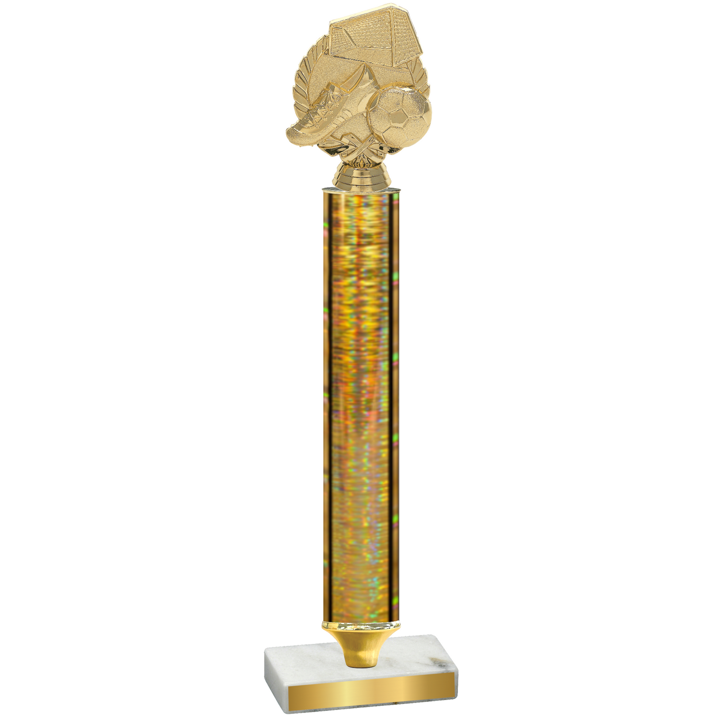 Value Gold Glacier Soccer Trophy