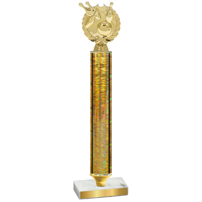 Value Gold Glacier Bowling Trophy