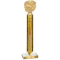 Value Gold Glacier Cheerleading Trophy