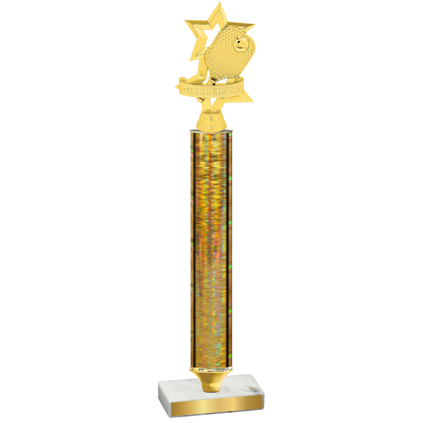 Value Gold Glacier Pickleball Trophy