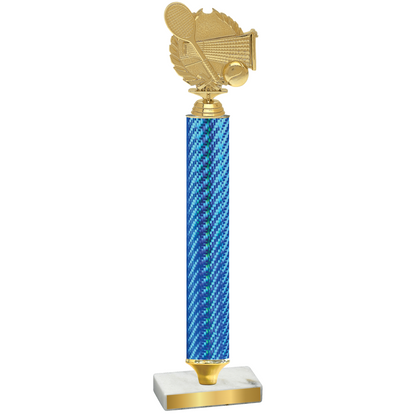 Value Blue Carbon Fiber Tennis Trophy