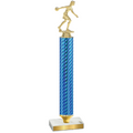Value Blue Carbon Fiber Bowling Trophy