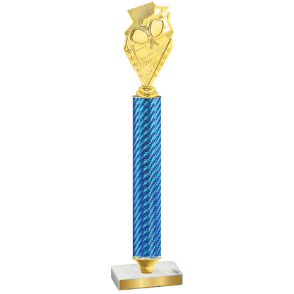 Value Blue Carbon Fiber Pickleball Trophy