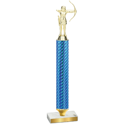 Value Blue Carbon Fiber Archery Trophy