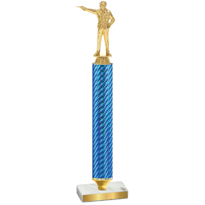 Value Blue Carbon Fiber Shooter Trophy