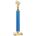 Value Blue Carbon Fiber Academics Trophy