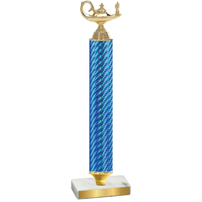 Value Blue Carbon Fiber Academics Trophy