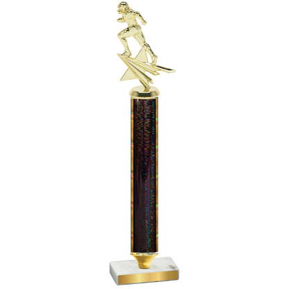 Value Black Glacier Football Trophy