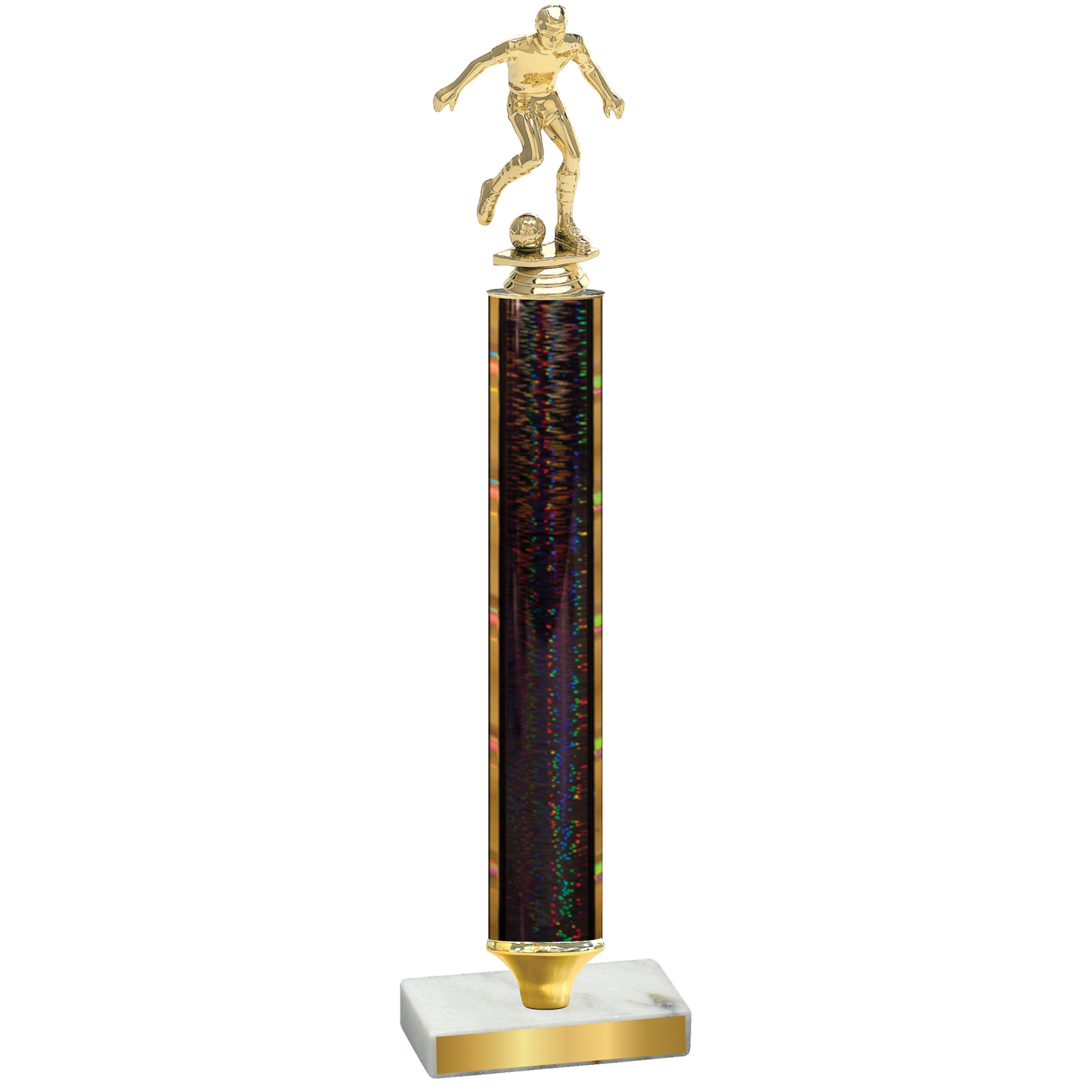 Value Black Glacier Soccer Trophy