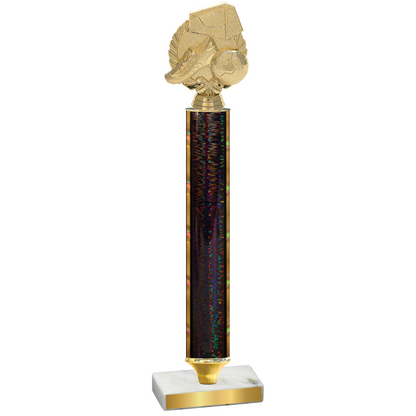 Value Black Glacier Soccer Trophy