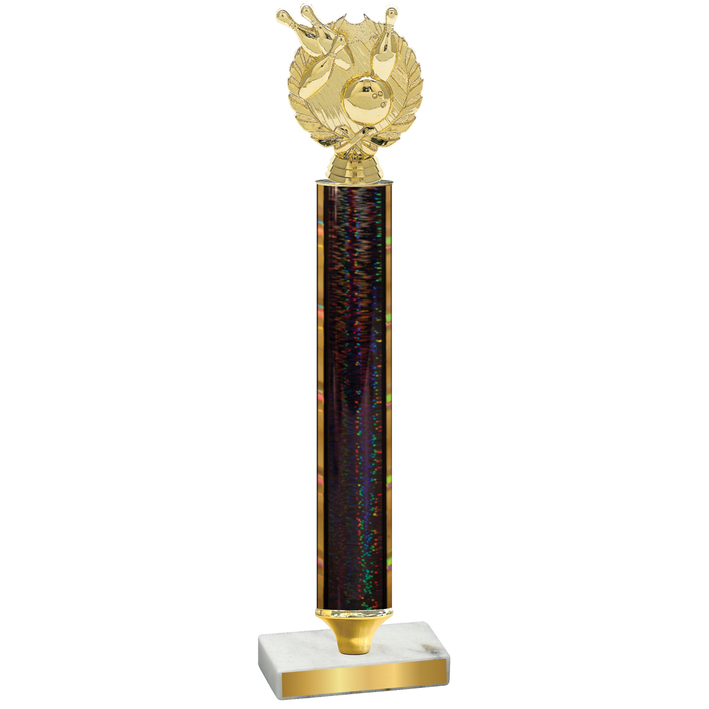 Value Black Glacier Bowling Trophy