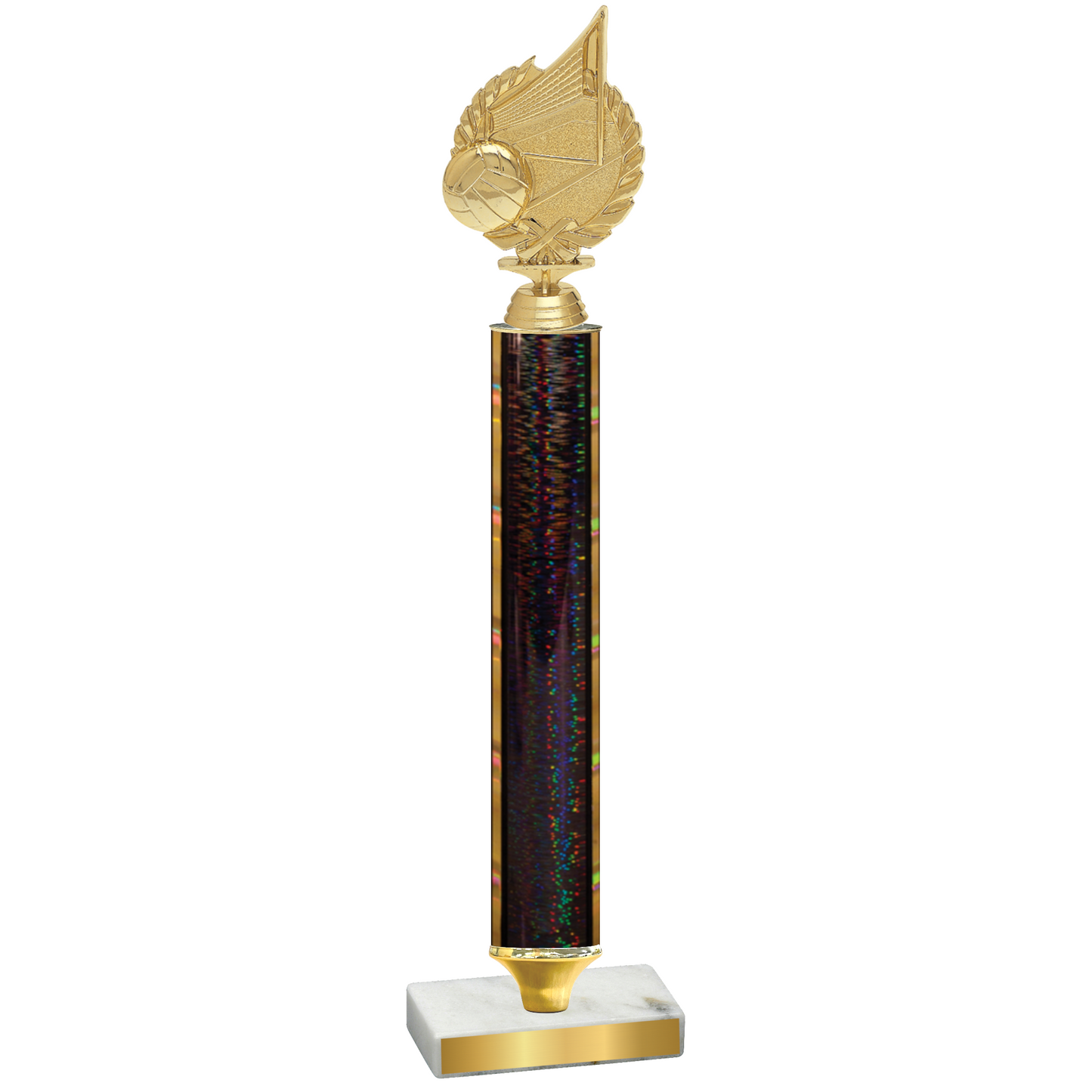 Value Black Glacier Volleyball Trophy