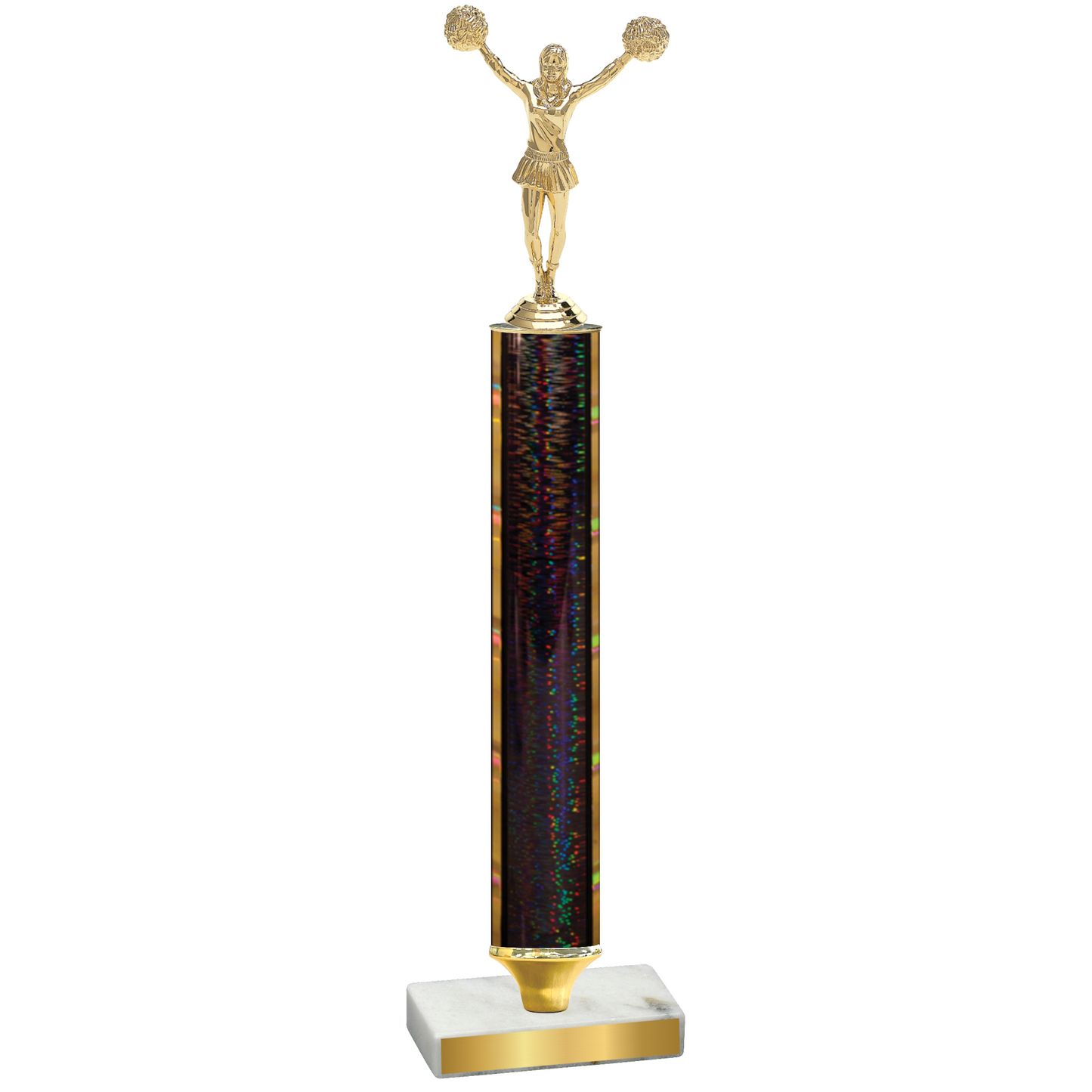 Value Black Glacier Cheerleading Trophy