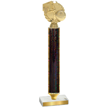 Value Black Glacier Basketball Trophy