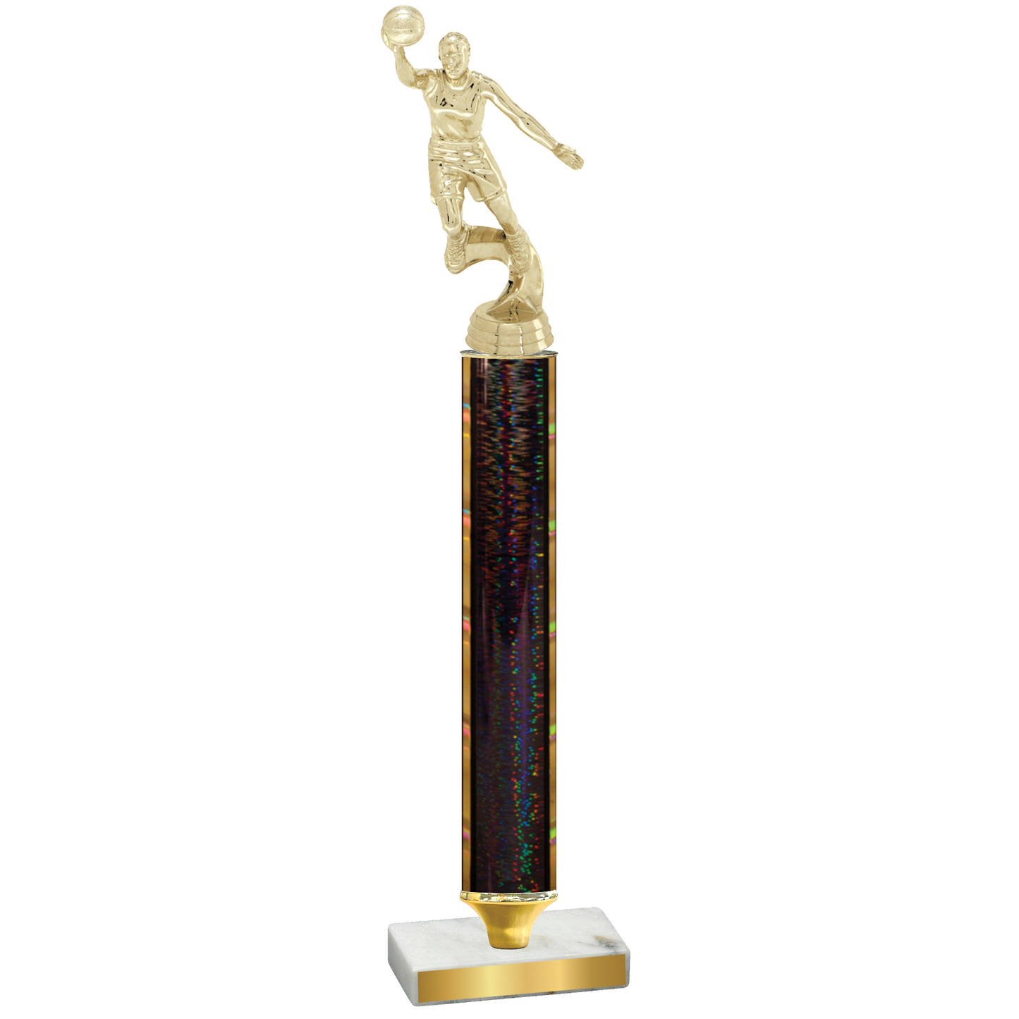 Value Black Glacier Basketball Trophy