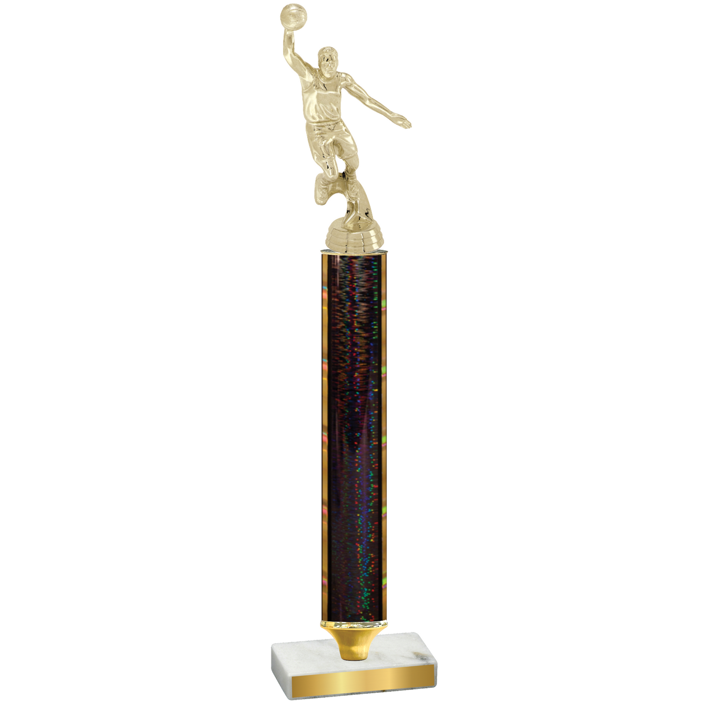 Value Black Glacier Basketball Trophy