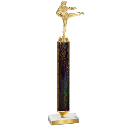 Value Black Glacier Karate Trophy