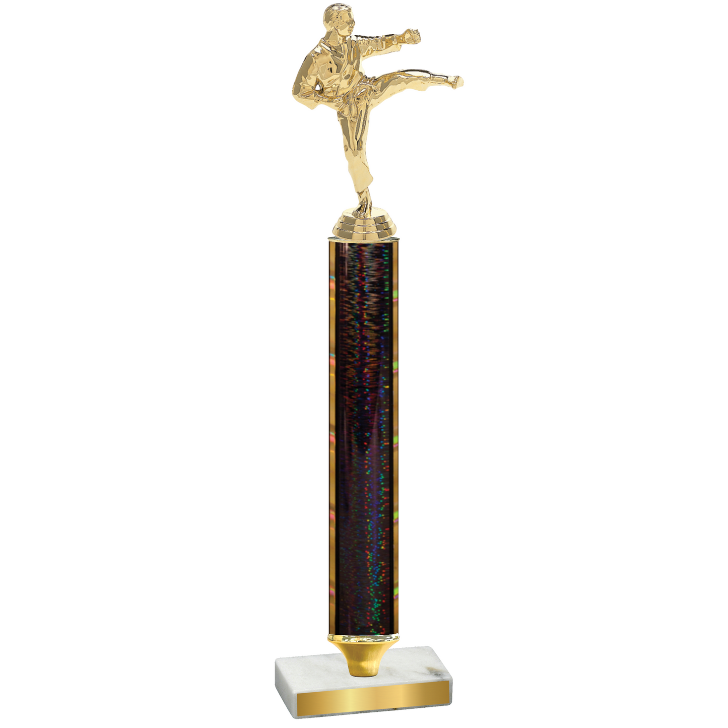 Value Black Glacier Karate Trophy