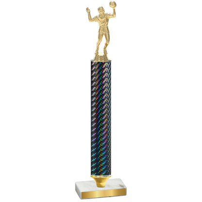 Value Black Carbon Fiber Volleyball Trophy