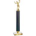 Value Black Carbon Fiber Volleyball Trophy