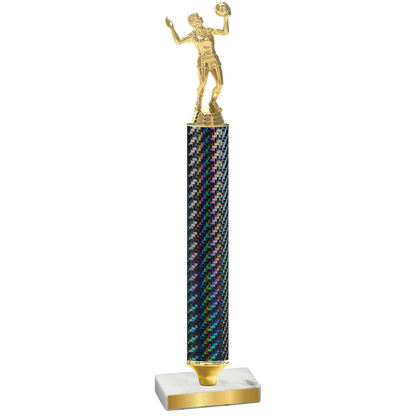 Value Black Carbon Fiber Volleyball Trophy