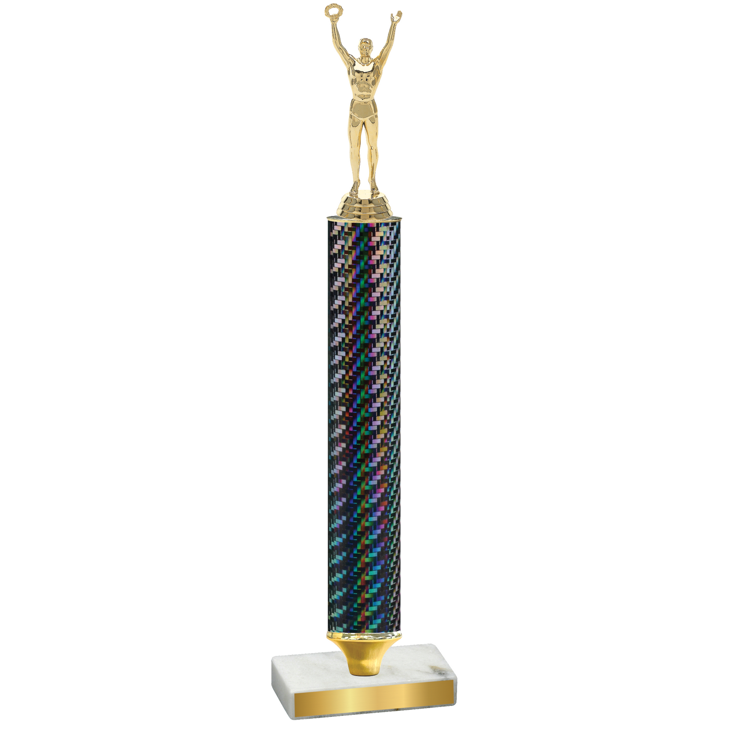 Value Black Carbon Fiber Victory Trophy