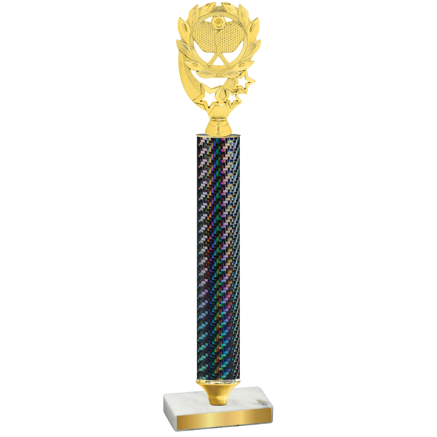 Value Black Carbon Fiber Pickleball Trophy