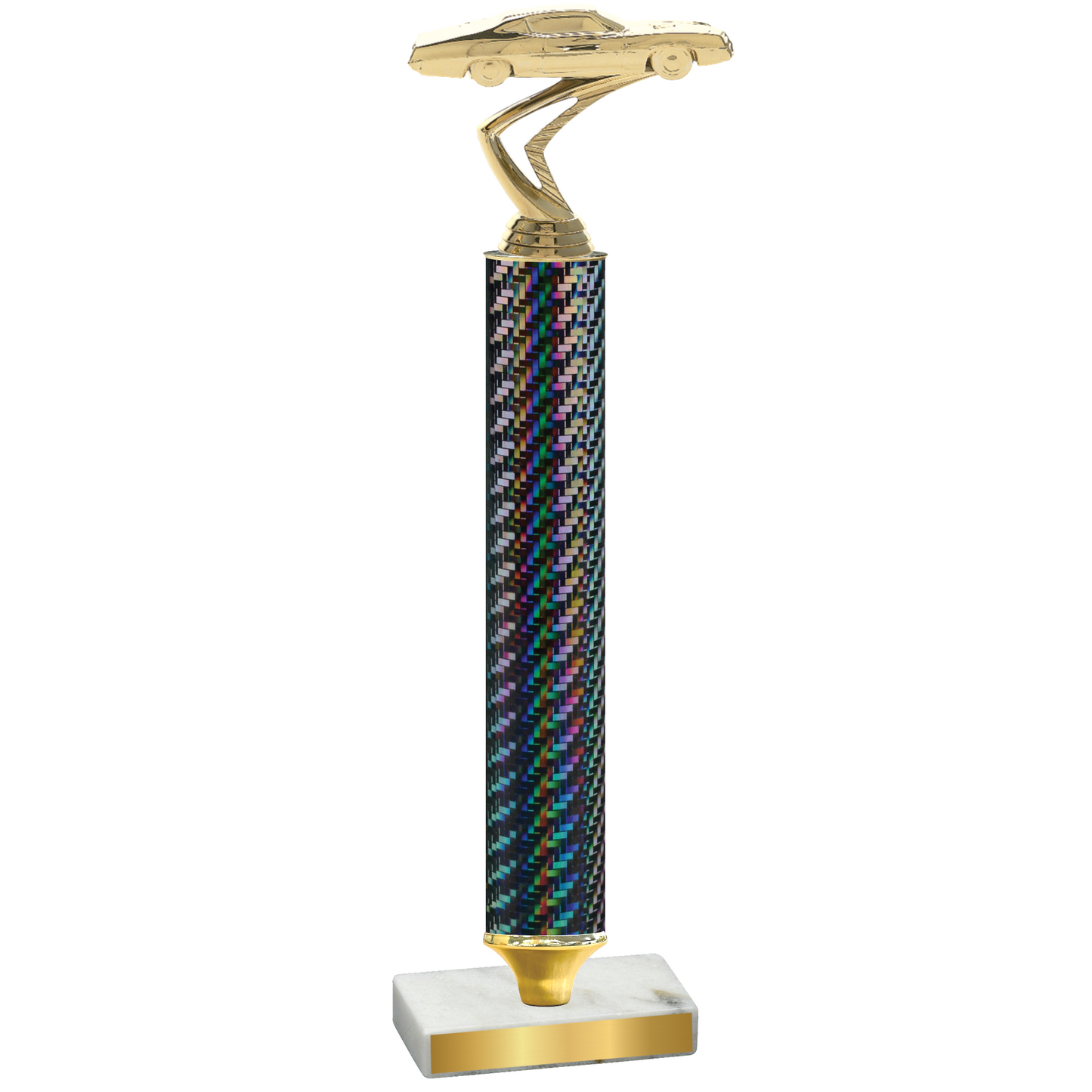 Value Black Carbon Fiber Cars Trophy