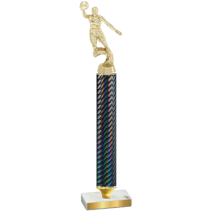 Value Black Carbon Fiber Basketball Trophy