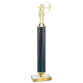 Value Black Carbon Fiber Archery Trophy